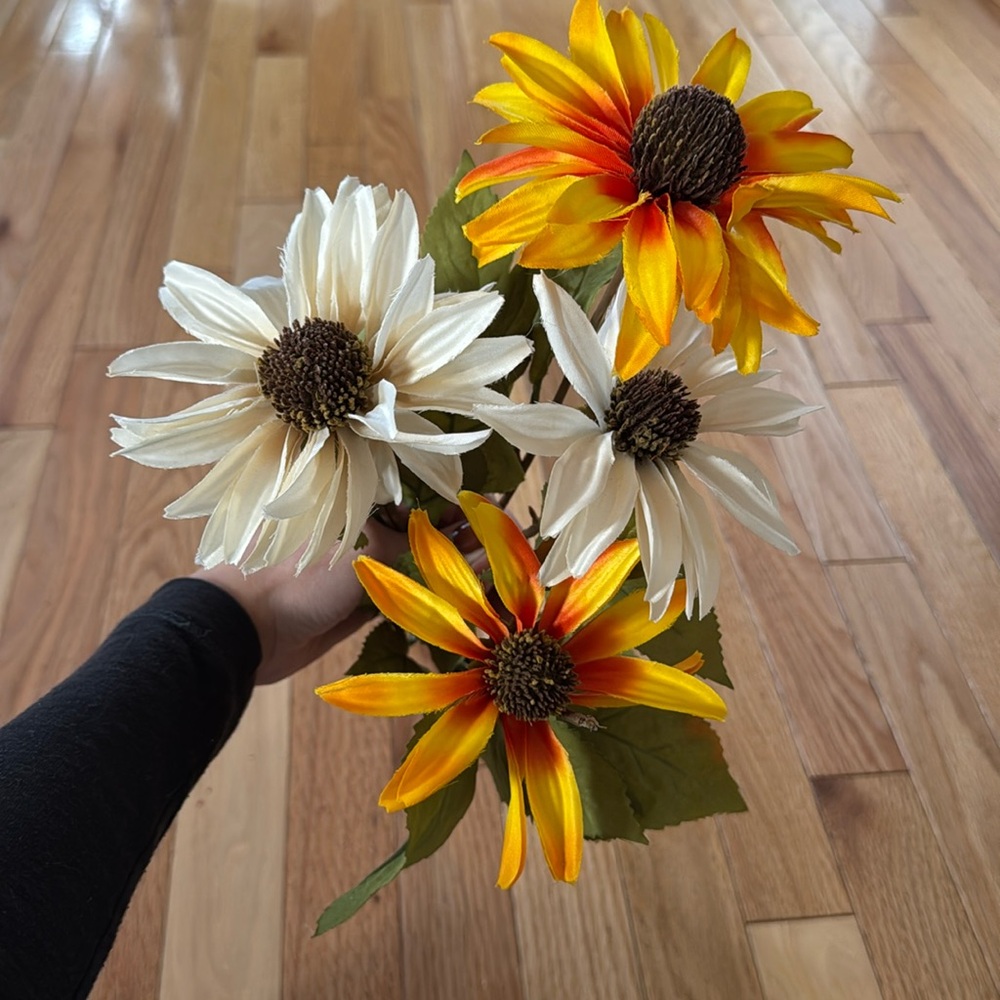 Fall faux flowers